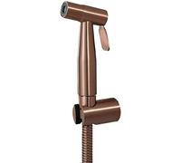 LOYKZCT Handheld Toilet Bidet Sprayer, Stainless Steel Bidet Faucet, Bathroom Wall Mount Sprayer, Self Cleaning Bidet Hygienic Shower,Gun Metal Gray(Rose Gold)
