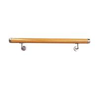 LOYKZCT Handrail Wood Handrails with Fittings End Caps, Wall Handrail for Stairs Steps, Skid, Easy to Install Handrails for Outdoor & Indoor Stairs/80Cm(220cm)