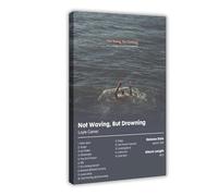Loyle Carner - Not Waving, But Drowning - Album Poster Canvas Poster Bedroom Decor Landscape Office Room Decor Gift 24x36inch(60x90cm)