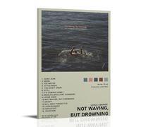 Loyle Carner Not Waving, But DrowningArt Canvas Vintage Print Posters for Room Modern Bedroom Decor Aesthetic Bar Cart Wall DecorFrame-style20x30inch(50x75cm)