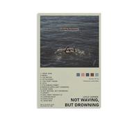 Loyle Carner Not Waving, But DrowningArt Canvas Vintage Print Posters for Room Modern Bedroom Decor Aesthetic Bar Cart Wall DecorUnframe-style08x12inch(20x30cm)