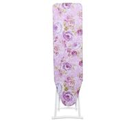 loyliawa Ironing Board Iron Board, Full-Size Foldable Ironing Board, Foldable Household Ironing Board, Extended Ironing Board Outside with Heat-Resistant Cover, 42 Inch Purple