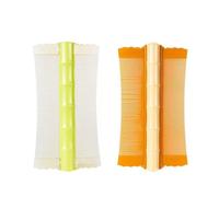 loyliawa Pet Grooming Comb Portable Hair Comb 2/3pcs Double-sided Hair Comb Portable Flea Tick Dandruff Removal Fine Tooth Hair Comb for Kids Men Women Pets Green & Orange
