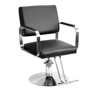 loyliawa Salon Chair Hydraulic Barber Chair, Salon Stool for Hair Stylist, Heavy Duty Styling Chair with Height Adjustable, Hairdressing Chair Equipment Black 1