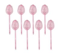 loyliawa Self Watering Globes 8Pcs Plant Watering Bulbs Tulip Self Waterings Globes Planter Insert Automatic Waterings Devices for Houseplants Indoor Outdoor Plants Pink