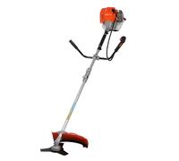 loyliawa Strimmer, Cordless Strimmer, Gas String Trimmer, 52cc 2-Stroke Weed Wacker Gas Powered, 2 in 1 Cordless Hedge Trimmer, Handheld Weed Eater, Plastic Handle & Shoulder Strap Included Orange