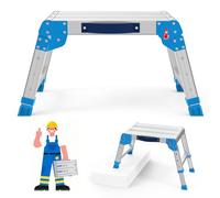 Loyoda Work Platform 600 Lbs, Folding Step Stool with One-Touch Automatic Fold, 3 Height Adjustment Step Platform, Perfect for RV Cleaning, Home Painting and Reaching High Places, Standard