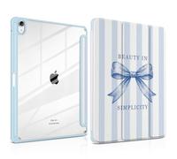 Loyrina Case for iPad Air 13 inch M4/M3/M2 Chip Model, Blue Ribbon Stripe
