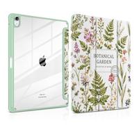 Loyrina Case for iPad Air 13 inch M4/M3/M2 Chip Model, Botanical Garden | Botanical Floral Folio Case with Clear Back, Pencil Holder, Trifold Stand and Auto Sleep/Wake for Nature Style Users