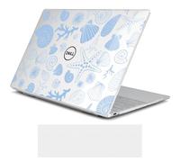 Loyrina Creative Case for Dell XPS 13 Copilot+ PC 13.4" Display 2024 2025 Release- Slim Lightweight Transparent Laptop Shell with Scratch-Resistant Protection, Conch