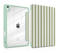Loyrina LumiCover Case for iPad Air 11 inch M4/M3/M2, Coastal Sage Stripe