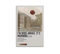 LOYTNCX I'm Wide Awake, It's Morning - Bright Eyes Poster Vintage Wall Art Canvas Aesthetic Posters Music And Movies Decor Painting for Living Room Bed Room 20x30inch(50x75cm) Unframe-style