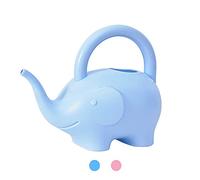 LOYUYU 1.5L Plastic Watering Can Small Lightweight Cute Indoor Outdoor Garden Plants, Adult Kids Toy Elephant Watering Can STYLE1: Blue