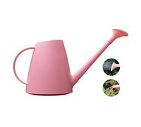 LOYUYU 1.8L Plastic Watering Can Small Lightweight Cute Indoor Outdoor Garden Plants, Watering Can with Shower Head Pink