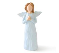 Loyzcy Prayer Angel Statue Figurines, Christening Baptism and First Communion Gifts for Teen Girls, Confirmation Gifts for Girls, Christian Angel Gifts for Women, Blue Angel