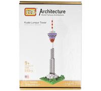 Loz Micro Blocks, Kuala Lumpur Tower Model, Small Building Block Set, Nanoblock Compatible (550 pcs), Makes a Great Stocking Stuffer