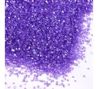 Lozadia 100g Edible Sanding Sugar Sprinkles Cake Crystal Sugar Sprinkles Decorations Cupcake Cookies Doughnut Wedding Sparkling Sugar Cake Topper Sugars Sading Sprinkle Party (Purple)