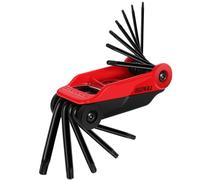 LOZAGU 12PCS Tamper Proof Star Key Set, T6 to T40, Folding Security Torx Key Set