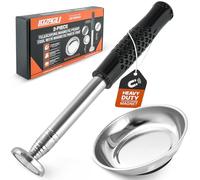 LOZAGU 2-Piece Extra Strong Telescoping Magnetic Pickup Tool with 50lb Pull Force, Magnet Stick Extendable up to 41in, Telescopic Magnetic Pick-Up Tool with Magnetic Parts Tray