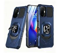 Lozeguyc for TCL K70 5G / TCL K70 XE Case with 1 Pack Screen Protector Blue