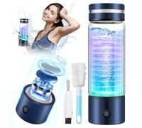 LOZITX New Technology Hydrogen Water Bottle, H2 Concentration up to 2 times 3 Minutes / 6850 PPM, Water Sto Ffwasser 420 ml, Strongest H2 Activity, Hydrogen Water Bottle with 8nmO2-H2 Separation