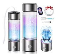 LOZLTX 2025 Technology Hydrogen Water Bottle【H2-Elektrolyse - 6850PPB】420ml Hydrogen Water Bottle 【NO.1 Double Hydrogen Content】Heavy Metals Improve Water in 3 M