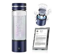 Lozltx 2025 Upgrade Hydrogen Water Bottle, 【NO.1 Double Hydrogen Content】【Super Hydrogen Content-6850PPB 】420ml Hydrogen Water Bottle Heavy Metals Improve Water in 3 Min