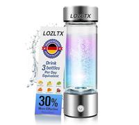 Lozltx 2026 Hydrogen Water Bottle, 24-hour Stable H₂ Activity, Hydrogen Water, SPE Technology & No. 1 H₂ Content, Hydrogen Water Bottle with One-Button Operation, 3-Minute Cycle & 24-H₂ Lock