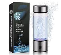 LOZLTX 6.0 Upgrade Hydrogen Water Bottle【H2-Elektrolyse - 4000PPB】420ml Hydrogen Water Bottle 【NO.1 Double Hydrogen Content】Heavy Metals Improve Water in 3 Min