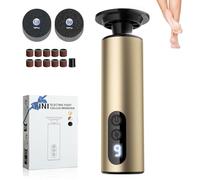 LOZLTX Electric Callus Remover, 0 Calluses / 0 Cracks, Electric Callus Remover, Feet Sensor Technology, for Dead Hard Cracked Skin (Gold)