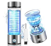 LOZLTX New Technology Hydrogen Water Bottle【NO.1 Double Hydrogen Content】420ml Hydrogen Water Bottle 【H2-Elektrolyse - 3000PPB】Heavy Metals Improve Water in 3 Min
