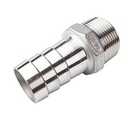 LOZOME 1-1/4" Male Thread to OD 32mm Barb Hose Pipe Fitting Tail Connector, Stainless Steel 304 NPT