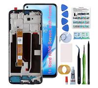 LOZOP Nord N200 5G LCD Screen Replacement Kit with Frame Compatible for OnePlus Nord N200 5G DE2117 DE2118 with User Manual and Repair Tools