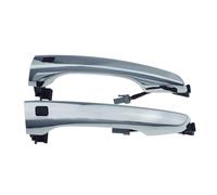 LOZOPMTMLD Door Handle Covers Gloss Black for Hyundai for Elantra AD OE 82651-F2210 82661-F2210 Keyless Entry W Button Front Left Outside Door Handle Chrome(Pair 2PCS)
