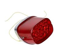LOZOPMTMLD Motorcycle Stop Running Rear Lamp For Dyna Road King Electra Glide Classic Fat Boy XL 883 1200R LED Tail Light Brake Turn Signal(Red)