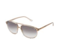 Lozza SL1827L ZILO SPORT 7T1L Man Sunglasses Acetate Beige Smoke Pilot Normal Nuanced