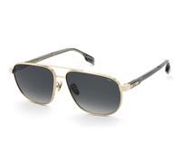 Lozza SL2454M CRESCENDO 2 300 Man Sunglasses Metal Gold Smoke Squared Normal Nuanced