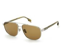 Lozza SL2454M CRESCENDO 2 579K Man Sunglasses Metal Palladium Brown Squared Normal