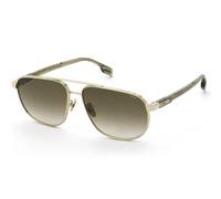 Lozza SL2454M CRESCENDO 2 594 Man Sunglasses Metal Gold Brown Squared Normal Nuanced