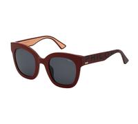 Lozza SL4254 PHILOSOPHY LILY 09FC Woman Sunglasses Acetate Bordeaux Grey Round Normal