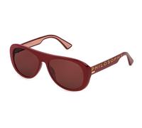 Lozza SL4255 PHILOSOPHY PIPER 09FC Woman Sunglasses Acetate Bordeaux Red Pilot Normal
