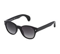 Lozza Unisex SL1913L MACHO 0BLK Sunglasses Acetate Black Grey Pantos Normal Shaded
