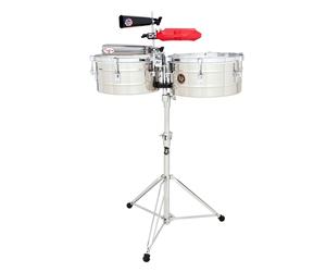 LP 14" & 15" Tito Puente Timbales Stainless Steel