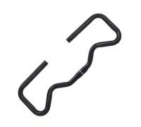 LP 25.4x490MM P Handlebar Aluminum Butterfly Handle Bar 22.2MM Compatible With Folding Bike And Similar Bicycles(Black)