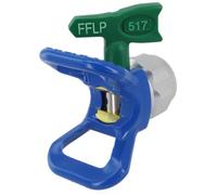 LP 517 Low Pressure Spray Tip with 7/8 Nozzle Guard for Airless Sprayers, Compatible with and Wagner, Steel Construction, Blue and Green Finish
