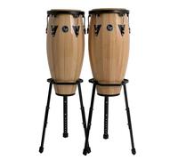 LP Aspire 10" & 11" Congas with Basket Stand Natural