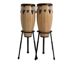 LP Aspire 10" & 11" Congas with Basket Stand Natural