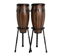 LP Aspire 10" & 11" Congas with Basket Stand Walnut