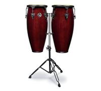 LP Aspire 10" & 11" Congas with Double Stand Dark Wood