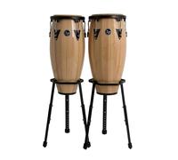 LP Aspire 11" & 12" Congas with Basket Stand Natural